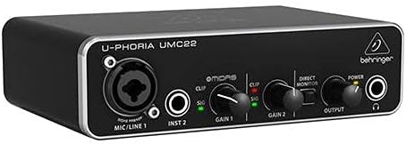 BEHRINGER U-PHORIA UMC22 Interfaz de audio