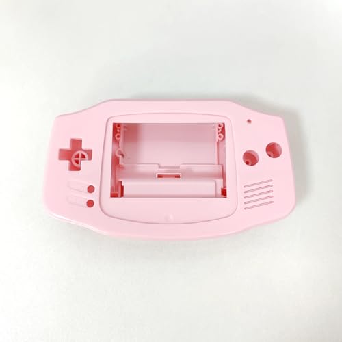 Image of Hzxkqmil Full Housing Shell Kit for Nintendo Gameboy Advance GBA Console | Custom Shell Replacement Housing Case Repair Parts with Buttons Screws + Tools Kit for GBA Console,Pink