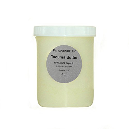 8 Oz Tucuma Organic Butter Refined 100% Pure