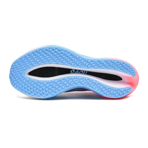 Image of Carbon Plate Marathon Running Racing Shoes Men Stable Support Shock-Relief Ultra-Light TPU Outsole Rebound Sneakers