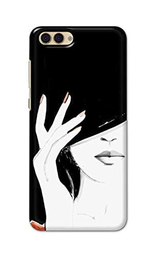 Image of PRINTFIDAA Photo of Beautiful Girl Hard Back Cover for Honor View 10, Honor V10 Back Cover -(P6) KAT1005