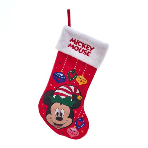 Kurt S. Adler Disney© Mickey Mouse Applique Stocking