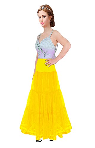 Image of Women's Floor Length Wedding Petticoat Long Underskirt for Formal Dress S-3XL