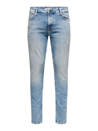 Only & Sons Male Slim Fit Jeans ONSLOOM Niedrige Taille Slim Fit Jeans – Ansicht 1