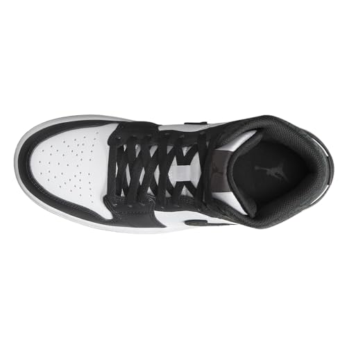 Nike Air Jordan 1 Mid Se Herrenschuhe, Off Noir/White/Black/Black, 47.5 EU