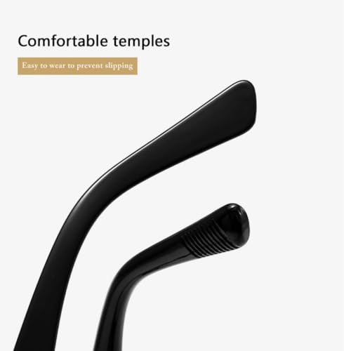 Image of Shiratori Square Blue Light Blocking Glasses for Women Men, Lightweight Frame Anti Eyestrain Computer Glasses
