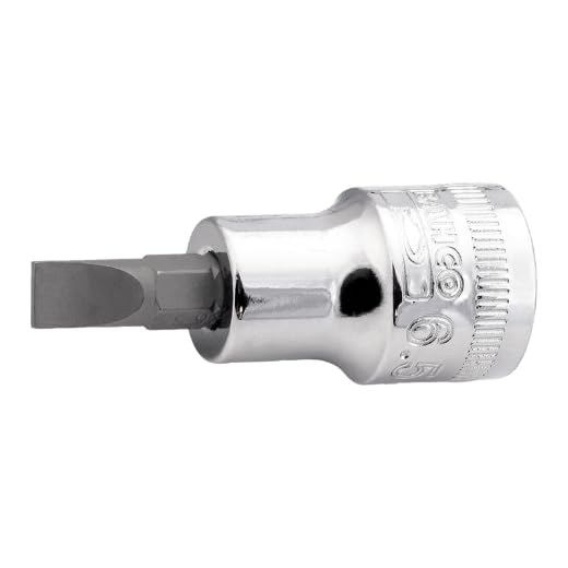Vaso 3/8, Punta Plana 6,5, Silver/Grey, 3/8-Inch