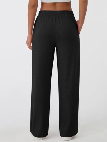 AUTOMET Lounge Pants Women Wide Leg Casual Sweatpants Baggy Workout Sweat Pajamas Pants Fall Fashion Outfits with Pockets4