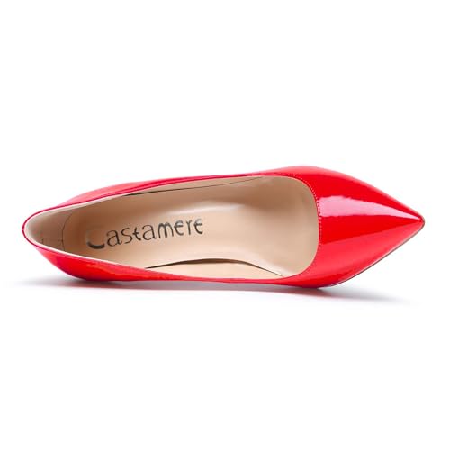 Image of Castamere Womens High Heels Pointed-Toe Slip-on Stilettos Pumps 4Inch Heel Shoes