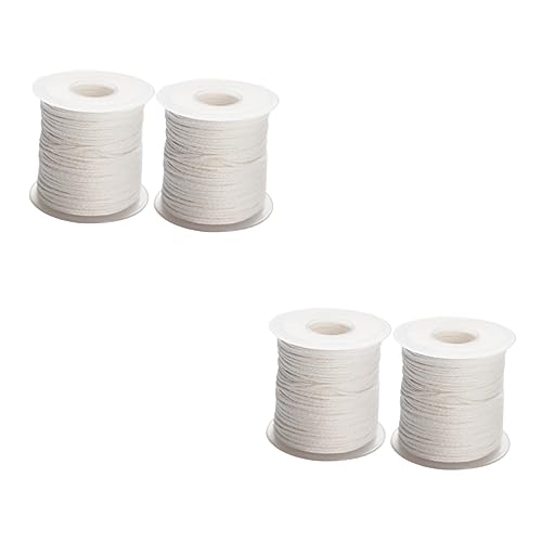 TEHAUX 4 rollos de mechas para hacer velas
