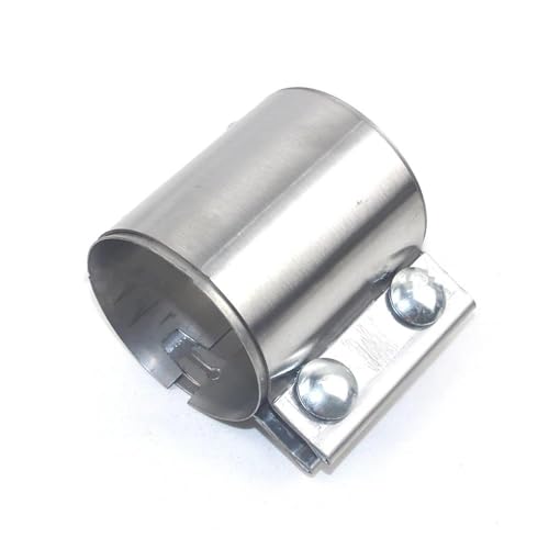 Tuyau d'échappement voiture : pince de connexion 89mm inox pour réparer votre GTI