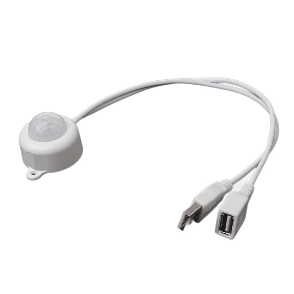 Littimoon PIR Body Infrared USB Motion Sensor Switch 5V - 24V 5A Photosensitive Sensor Detector for Single Color RGB LED Strip
