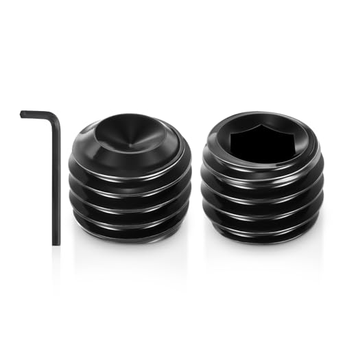 Kozelo 25Pcs Cup Point Socket Set Screws-5/16-18x1/4 Carbon Steel