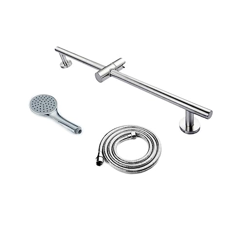 Barre de douche support réglable pour changer hauteur pommeau L