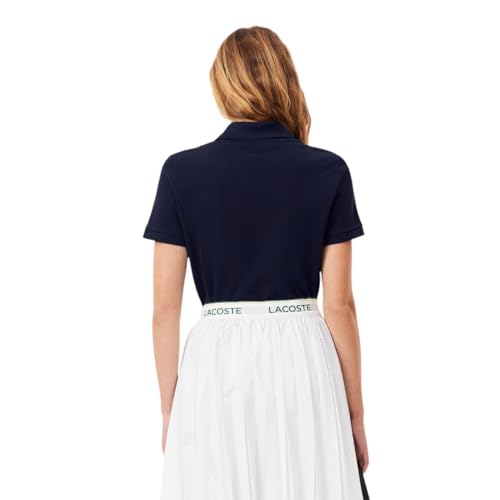 Lacoste Women's Classic Fit Short Sleeve Petit Piqué Polo - Image 3