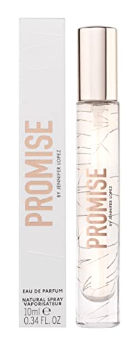 Jennifer Lopez Promise Perfume, Eau De Parfum Purse Spray 0.34 Fl Oz (10 ml) Floral Woody Womens Perfume, Notes of Citrus, Amber, Dewy Honeysuckle