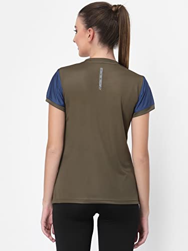 Image of UZARUS Women's Dry Fit Workout Top Sports Gym T-Shirt