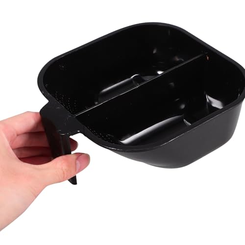 TOVINANNA Double Compartment Hair Mixing Bowl 2.56 Inch Plastic Hair Dye Bowl for Salon and Home Use Stackable Color Mixing Tool for Tinting and Dye Application