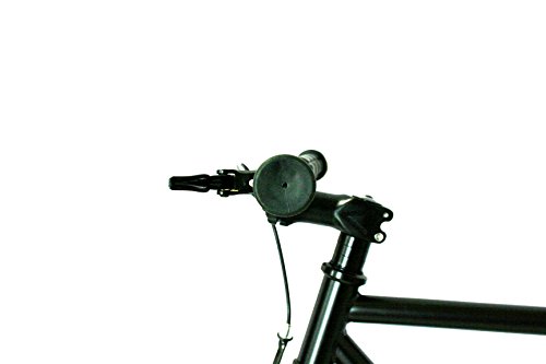 Fixer Bike Road Bike Alumium Alloy Urban Bike Flip Flop Hub City Bike Riser Bar 700c 54cm Road Bike (Black) - Thumbnail 7