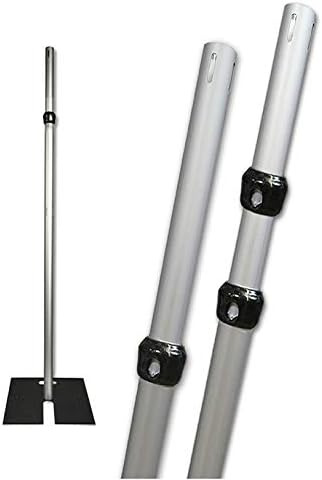 (6 Pack) 5-8 FT Adjustable Uprights for Pipe and Drape Systems