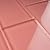 Tenedos Pink Rose 3x6 Glass Subway Wall Tile for Kitchen Backsplash, Bathroom, Shower, Accent Walls & Pool (Box of 40 Tiles, Covers 5 Sq Ft)