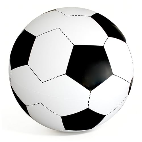 Ballon de football de plage en PVC épais de 47 pouces pour jeu sur pelouse