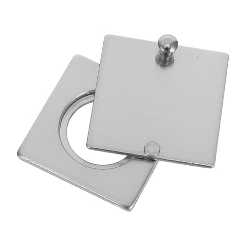 NUOBESTY Metal Door Viewer Peephole Privacy Cover con material de cobre y diseño antirrobo elegante para puertas y apartamentos miniatura 1