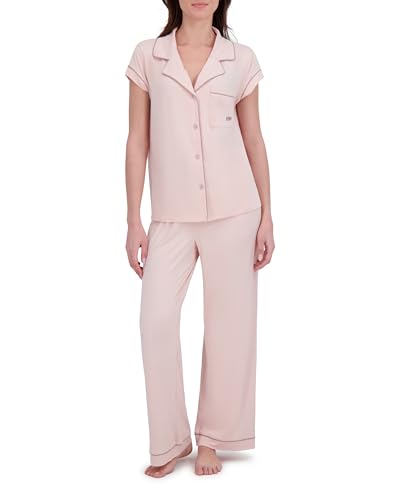 Image of BORN Pajamas for Women Set Button Down, 2 Piece Pajama Sets, Soft Womens Pajama Sets
