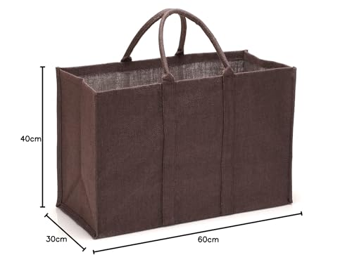 La cordeline CJN50C multifunktionale Jutetasche Schokobraun 72 L 63,0 x 30,0 x 40,0 cm