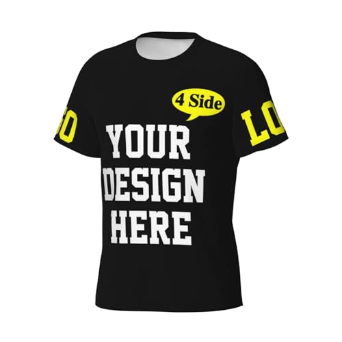 Custom T Shirt for Men Custom T Shirt Design Your Own Personalized T Shirts Add Your Logo Image Custom Shirt