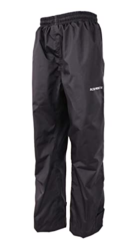 Acme Projects Men’s Waterproof Rain Pants Breathable Lightweight Hiking Golf Fishing Shell10000mm/3000g Taped Seam Outdoor Black