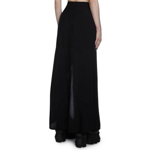 Dolls Kill Twilight Doom Maxi Skirt by Widow - Gothic Skirt with Side Slit and Zipper Closure, Perfect for Any Occasion2