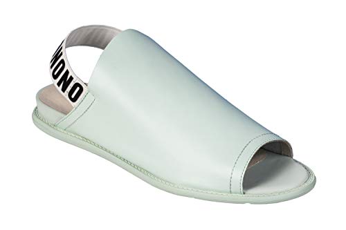 LF5997-2 Comfy Women's Leather Slippers Mint4