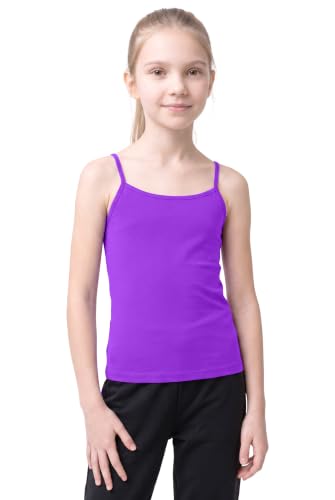 Image of Kurve Girl's Sleeveless Tank Top - Stretch Undershirts Cami Camisole, UV Protective Fabric, Rated UPF 50+ (Made in USA)