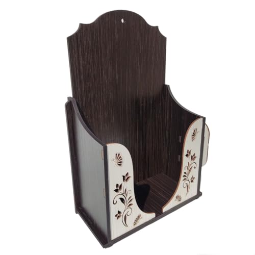 Suporte Luxo Para Ferro De Passar Roupa Praticidade Parede (Marrom Egípcio)