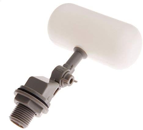 Hicello 1Pc 1/2" Water Tank Flush Hydraulic Control Adjustable Small Plastic Float Valve