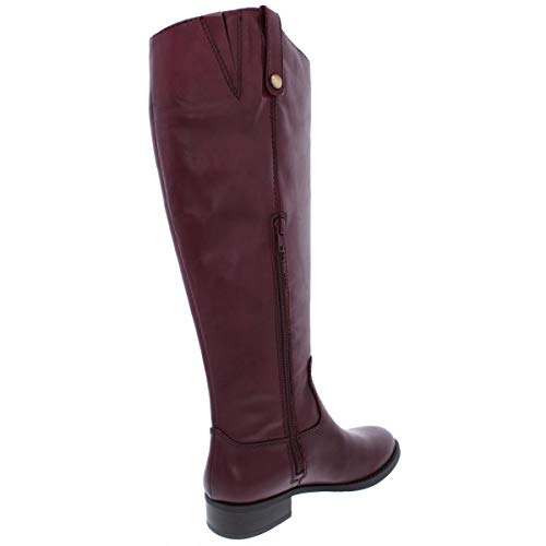 INC Womens Fawne Wide Calf Leather Riding Boots Red 8.5 Medium (B,M)2