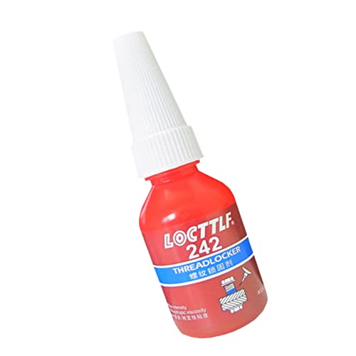 HJKJ Tornillo pegamento 242, Threadlocker para automoción,Pegamento adhesivo anaeróbico de 10ml,Pegamento antipresión 242,Sellador de hilo de metal antiaflojamiento, Hilo anticorrosión de sellado de Cover