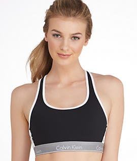 Calvin Klein Women's Flex Motion Medium Impact Racerback Sports Bra - Image 4