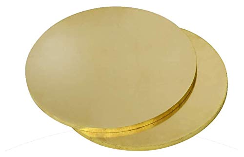 Plaque ronde en laiton sans trou pour découpe et estampage