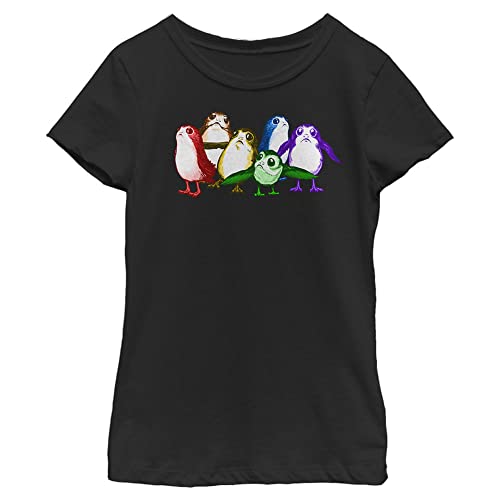 T-shirt Star Wars Porg multicolore idéal pour le collège