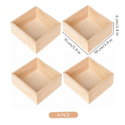Boîtes en bois de rangement pour bijoux et petits objets du quotidien