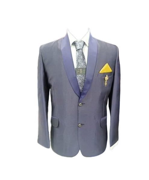 Image of Four Piece Suit Coat Pant Set Standard and Official Suit for Boy's and Men Color Purple