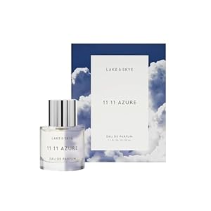 Lake & Skye 11 11 Azure Eau de Parfum, 1.7 fl oz (50 ml) – Aquatic, Floral, Skin Musk, Clean, Vegan, Paraben-Free, Cruelty-Free