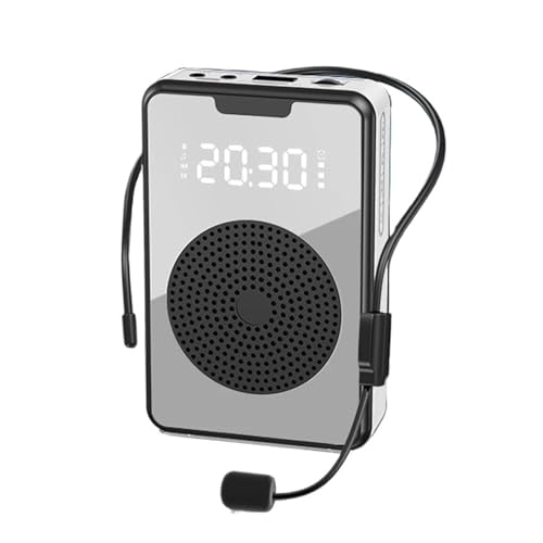 Amplificador de voz portátil y minialtavoz inalámbrico para evitar la afonía al hablar