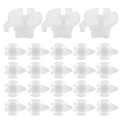 Parliky 50 Piezas Clips de Fijación para Varillaje Limpiaparabrisas Coche Resistentes la Intemperie Montaje Seguro para Brazos Traseros Compatibles con Vehículos Agrícolas y Camiones