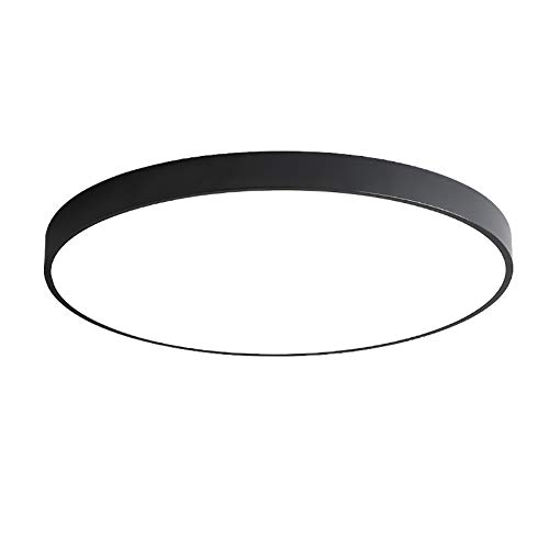 LED Flush Mount Ceiling Light, 12W 9in Equivalent, Round Lighting Fixture for Closets