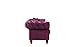 Divano Roma Furniture Classic Scroll Arm Chesterfield Sofa - Velvet - Tufted