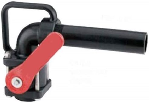 2" Banjo Polypropylene Full Port Nozzle Ball Valve w/ 90° Elbow & 8" Nozzle VA200FP