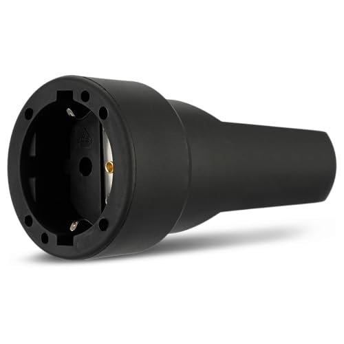 REV Schutzkontaktkupplung Kupplung 230V/16A aus Gummi 3680W schwarz